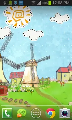 Cartoon windmill android App screenshot 3