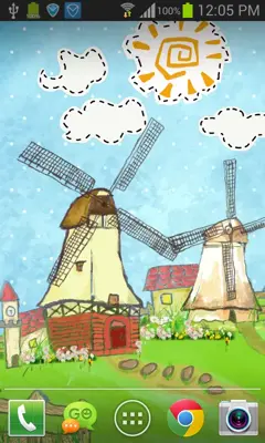 Cartoon windmill android App screenshot 4